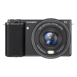 กล้องดิจิตอลมิเรอร์เลส Komery W10 ซูมออปติคอล 4.9-59 มม. 12 เท่า วิดีโอ 4K สำหรับการถ่ายภาพท่องเที่ยว - Product Image 4