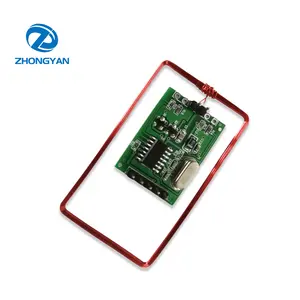 TTL Uart Interface 125KHz Embedded ID EM4100 ISO 14443A WG 26 Card Electronic Iabel Built-in RFID Card Reader Module