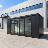 Maison conteneur préfabriquée de 20 pieds entièrement meublée, appartement modulaire avec salle de bain et cuisine, personnalisable, idéale pour usage scolaire ou de bureau moderne