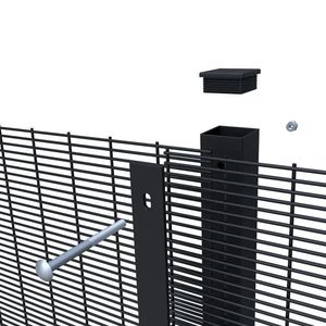 Rongbang Anti Climb <strong>Fence</strong> Panels Anti Cut High <strong>Security</strong> Pvc Coated <strong>Fence</strong> System Industrial Quality 358 Wire <strong>Mesh</strong> Prison <strong>Fence</strong> - Product Image 4