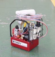 Vanne solénoïde HAWE SOV-QDB-2 700 BAR 10000 PSI Pompe à piston hydraulique pneumatique haute pression avec réservoir 8L Clé dynamométrique OEM
