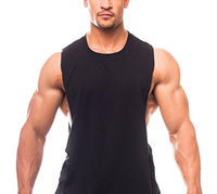 Débardeurs de course à séchage rapide pour hommes, logo personnalisé, gilet d'entraînement, débardeur GYM Active Wear, hauts ajustés sans manches
