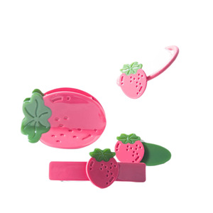 Pince à cheveux fraise 12 cm en acétate de haute qualité pour usage quotidien - Product Image 5