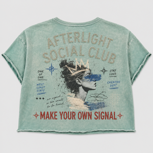 Camiseta de algodón con efecto desgastado por el sol, gráfico de diamantes de imitación, corte cropped y holgado, bajo sin rematar, estilo vintage streetwear, personalizada para hombre - Product Image 2