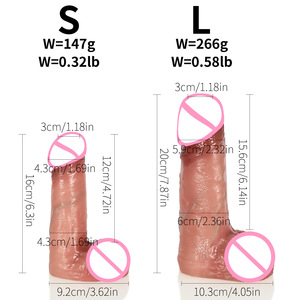 Многоразовая насадка на пенис из жидкого силикона телесного цвета, водонепроницаемая, экологичная, мягкая, реалистичная, для увеличения мужского достоинства - Product Image 3