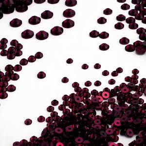 Noble Perline di Strass da 5mm in Resina Epossidica Bordeaux a Forma di Diamante con Foro Centrale, da Cucire, per Forniture di Componenti per Gioielli e Spille Cammeo - Product Image 3