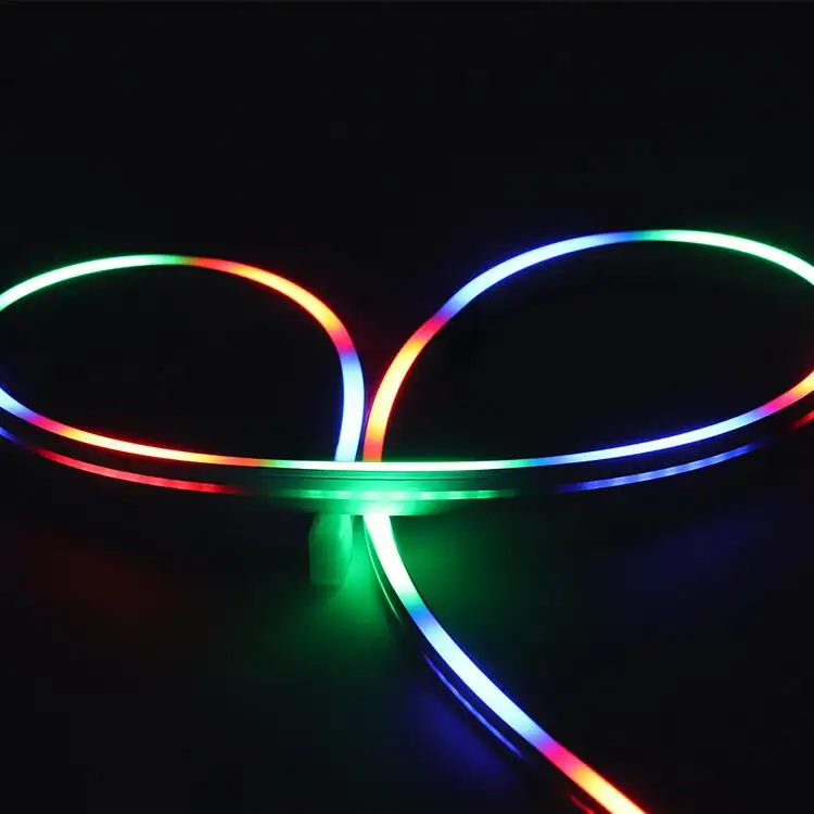 Insegna luminosa al neon personalizzata mini tubo al neon 4mm larghezza silicone led neon flex
