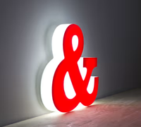 Enseignes commerciales personnalisées, lettres lumineuses LED, enseignes LED 3D en acrylique, enseignes lumineuses pour logo de marque d'entreprise, enseignes de magasin extérieures
