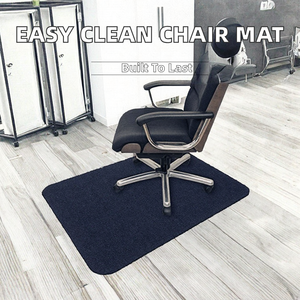 Tapis de chaise de bureau moderne, rembourré, facile à nettoyer, lavable, pour sols en bois dur, 90x120cm, protection de sol robuste pour la maison - Product Image 2