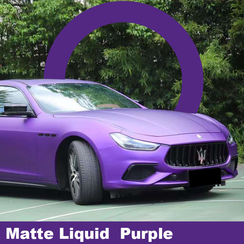 สีม่วงเหลวสีด้าน