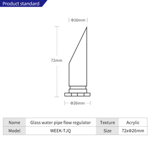 Régulateur de débit de tuyau en plastique pour aquarium WEEKAQUA, vanne de régulation de tuyau en plastique pour la filtration des plantes d'aquarium, accessoires - Product Image 4