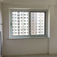 Ventana Corredera de Aluminio con Rotura de Puente Térmico, Doble Acristalamiento, Insonorizada, para Balcón, Villa o Proyecto Residencial