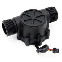 Pengontrol Pompa Aliran Cairan Flowmeter Sensor Hall Generator Turbin Air YF-G1 DN25