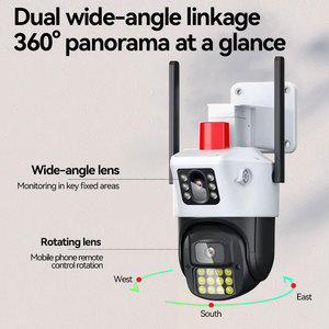Cámara PTZ Inalámbrica 4G para Exteriores, Impermeable IP66, P2P, 3MP+3MP, Visión Nocturna a Color, Seguimiento Automático, <span class=keywords><strong>Icsee</strong></span> - Product Image 3