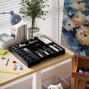 Duy Nhất Có Thể Mở Rộng 8 Khe Cắm Tre Flatware <span class=keywords><strong>Organizer</strong></span> Bạc Đồ Dùng Ngăn Kéo Lưu Trữ Khay Cho Nhà Bếp Nghệ Thuật Thiết Lập Công Cụ Mỹ Phẩm - Product Image 4