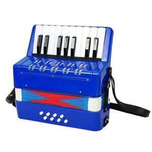 Feifan Accordéon à clavier 17 touches et 8 basses, instrument de musique pour enfants, idéal pour les débutants, piano portable - Product Image 1