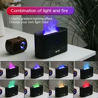 Diffuseur d'arôme humidificateur d'air ultrasonique brumisateur frais brumisateur Led huile essentielle flamme lampe Difusor