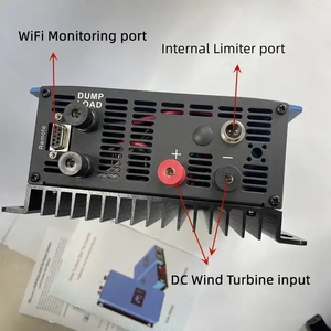 Generador de viento vertical de salida de onda sinusoidal pura MPPT de 1000W 1000W 45V-90V en inversor de turbina eólica de red para uso doméstico - Product Image 6