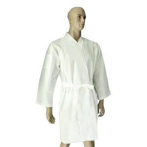 <span class=keywords><strong>Accappatoio</strong></span> Monouso Igienico in Tessuto Non Tessuto, Traspirante e Morbido per Sauna, Bagno Turco e Centri Massaggi - Product Image 2