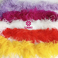 Personnalisé 188 couleurs 1-20ply Boas plumes épais moelleux plume d'autruche boa châle pour danse fête mariage accessoire robe