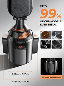 <span class=keywords><strong>Support</strong></span> de téléphone pour porte-gobelet de voiture LISEN avec anti-vibration, bras long réglable à 360° pour camion, SUV, voiturette de golf, iPhone 17, <span class=keywords><strong>Samsung</strong></span> S25 - Product Image 4