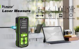 Medidor de Distancia Láser Huepar S60 de 60M, Telé<span class=keywords><strong>metro</strong></span> Láser Electrónico con Pantalla LCD <span class=keywords><strong>Digital</strong></span>, Cinta Métrica, Herramienta de Medición - Product Image 3