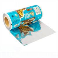 Rouleau de film plastique d'étanchéité en cellulose souple personnalisé pour l'emballage de biscuits pour chocolat, sucre, lait, biscuits, gelée, aliments