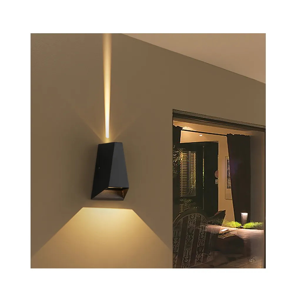 10 W Ip65 wasserdichte Aluminium-Innenwandlampe moderne Außenwand Beschirrgarten Hotel Villa Wand-LED-Licht