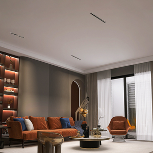 Scon hiện đại nhôm lõm trần màu đen LED tuyến tính Spotlight cho nhà phòng khách phòng ngủ nhà bếp LED lưới tản nhiệt đèn - Product Image 6