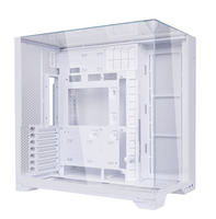Casing Komputer Gaming Lian Li O11 Dynamic Full Tower dengan Panel Samping Berjendela, Konstruksi Aluminium Alloy, Mendukung ATX, Desain Kustom