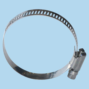 Abrazadera de manguera de tipo americano de acero inoxidable Abrazadera de manguera de engranaje helicoidal ajustable - Product Image 6