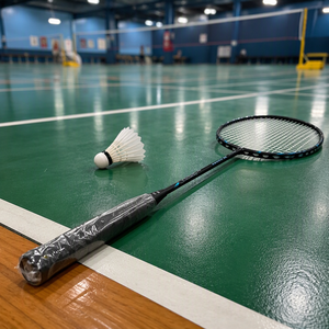 Raqueta de Bádminton LIBOTAI T-REX Z FORCE II Graphite, Edición Isométrica Blanca y Azul - Product Image 5
