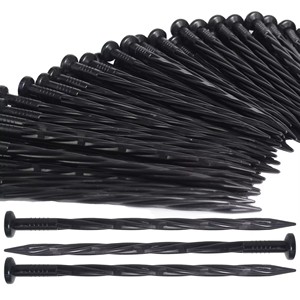 JNZ Top Grade <strong>Plastic</strong> <strong>Edging</strong> Nails Heavy Duty Anchoring Spikes Strong <strong>Plastic</strong> Pegs for Secure Garden and Paver <strong>Edging</strong> - Product Image 2