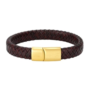 Individuell Gravierte Armbänder mit <span class=keywords><strong>LOGO</strong></span>, Name, Datum, Silber, Gold, Edelstahl, Leder, Herren-Armbänder, Luxus - Product Image 3