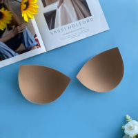 Coussinets de soutien-gorge invisibles demi-cercle avec logo personnalisé, inserts sans couture demi-coupes, rembourrage doux respirant respectueux de la peau certifié OEKO-TEX pour l'été
