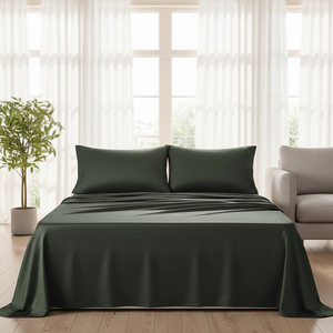 100% Bamboo <strong>Sheet</strong> Twin Full Queen <strong>King</strong> 400TC Sateen Weave <strong>Sheet</strong> Sham Pillowcase Sets - Product Image 5