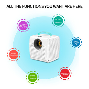 Cross-border best-selling Q2 small portable <b>projector</b> with mobile phone screen mirroring, smart WiFi, high-definition <b>Android</b> di - Product Image 5