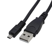 Pingle 1,5 m Cable USB de la cámara digital para NIKON D750 Coolpix L19 L20 S620 D7100 UC E6 Cable DE DATOS USB