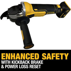 DeW DCG405 125MM コードレスアングルグラインダー用 20V 産業用ヘビーデューティー スライドバッテリー式 切断研磨機 インパクト - Product Image 5