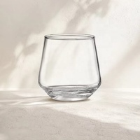 Verre sans pied à fond plat de 300 ml avec logo personnalisé pour cadeaux d'entreprise, faveurs de mariage, événements, restaurants, traiteurs, événements OEM