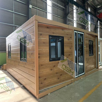 Maisons préfabriquées, cabane en bois, maison capsule, mini-maison sur roues, extensible, prête à être expédiée