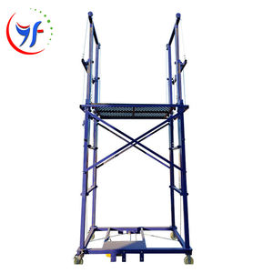 YF 500 KG 6M taille Standard électrique <span class=keywords><strong>levage</strong></span> trépied plate-forme Mobile Mobile isolant électrique échafaudage Construction <span class=keywords><strong>palan</strong></span> - Product Image 5