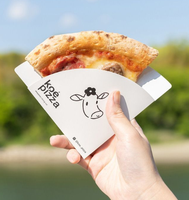 Boîtes porte-crêpes françaises perforées personnalisées Emballages alimentaires jetables sûrs pour les crêpes style français Emballage alimentaire à emporter