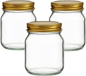 50ml 60ml 90ml 100ml 120ml 150ml 200ml Cylinder Shape Food Storage Glass Container <b>Jars</b> with Aluminum Cap Golden Lid - Product Image 1