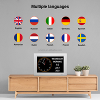Hot Selling 8 Zoll Landschaft Porträt Uhr Display Modernes Design Fernbedienung Digitaler Kalender Tages uhr Budget-freundliches Geschenk