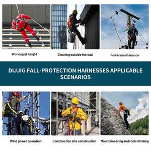 CE chứng nhận ce361 Chất lượng cao năm điểm mùa thu phòng chống ngoài trời Chiều cao làm việc để bảo vệ đầy đủ cơ thể an toàn khai thác - Product Image 6