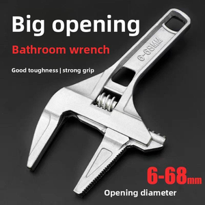 Clé à molette ultra-large à manche court <span class=keywords><strong>de</strong></span> 6 à 68 mm, idéale pour l'installation <span class=keywords><strong>de</strong></span> plomberie dans les espaces étroits – Meilleure vente - Product Image 5