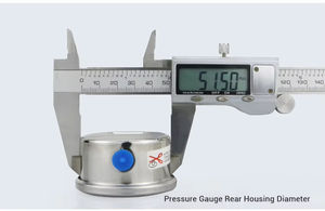 เครื่องวัดความดันอากาศขนาด50มม. เครื่องวัดความดันเติมของเหลวขนาดเล็ก - Product Image 6