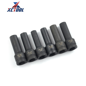 XCTOOL 6-Piece Socket <b>Set</b> Cr-Mo 10-22mm For Auto Repair Pneumatic <b>Tools</b> - Product Image 3