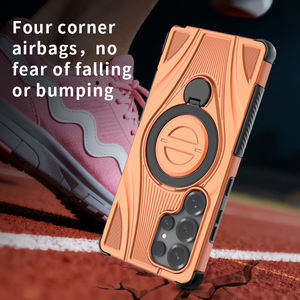 Funda Protectora Resistente y Robusta para Teléfono con Anillo Giratorio de Carga Inalámbrica para Samsung S25 Edge Ultra, Novedad 2026 - Product Image 3